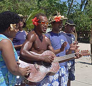 Гитара - популярный инструмент на Фиджи