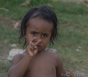 Фиджийская девчушка