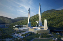 Новые башни на острове Пенанг в Малайзии